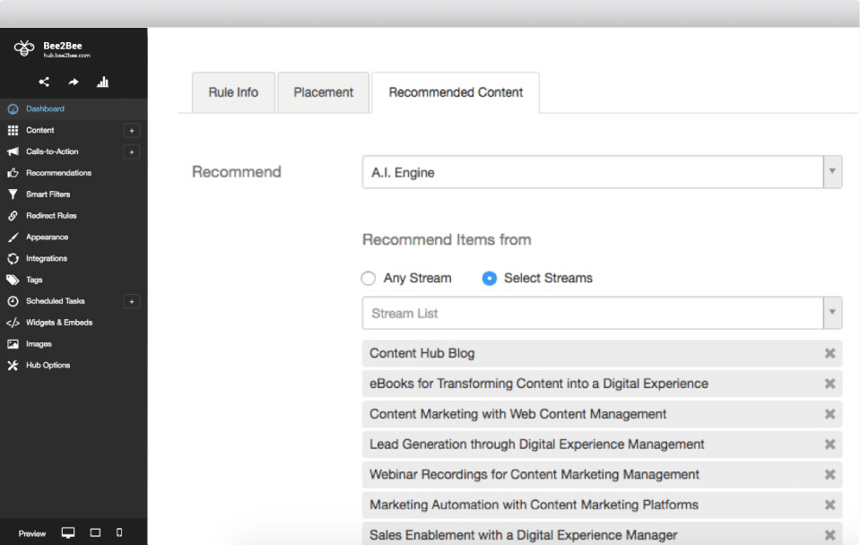Automate some or all recommendations Image