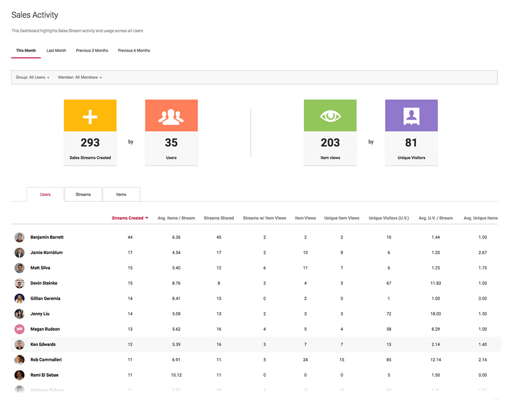 Sales Activity Analytics Image
