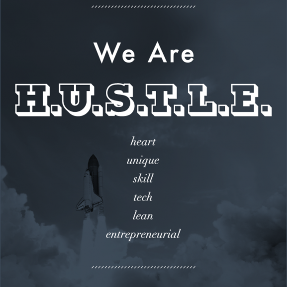 Uberflip We are Hustle value poster