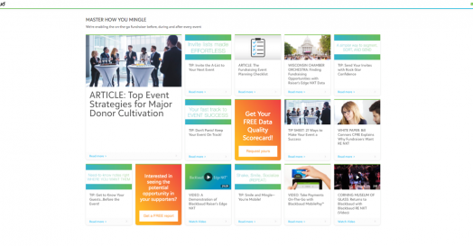 Blackbaud Marketing Stream titled Master how you Mingle