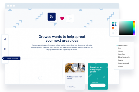 Marketing Stream being built with customization options