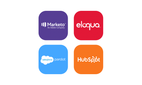 Marketo, Eloqua, Pardot, and Hubspot integrations for demand generation