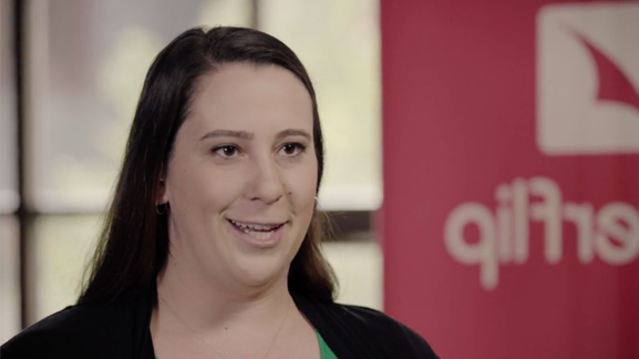Uberflip customer Hillary Lupo talking about how Fortinet uses Uberflip for their marketing.