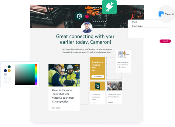 Manufacturing company's Marketing Stream being built.
