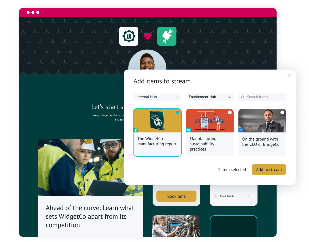 Uberflip’s sales tools used for content personalization destinations